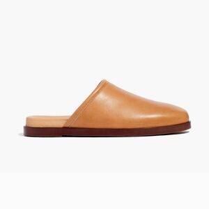 Madewell Tan Leather Mules